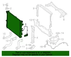 Radiator ! \22>23 MB C 300 2.0L L4 099 500 45 02