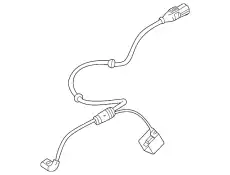 Датчик ABS MB 167 540 58 07