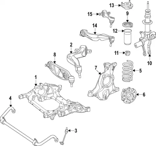 Cross Strut !Left \MB 232 330 67 01