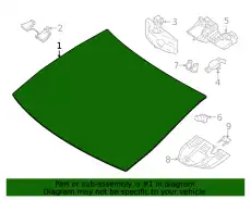 Windshield !Front \MB 223 670 04 01