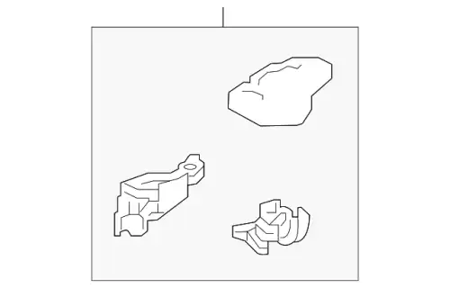 Repair Kit, Holder !Front Right \MB 213 820 40 04 64