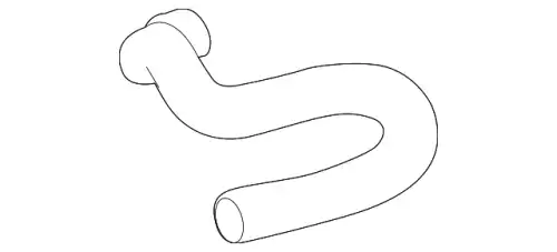 Upper Hose ! \10>22 MB Sprinter 2500 3.0L V6 906501358264