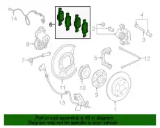 Тормозные колодки дисковые MB 000 420 52 04 64