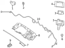 Electrical Wiring Harness ! \MB 177 540 57 10 64