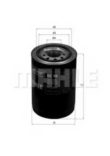 Фильтр масляный KNECHT HC98