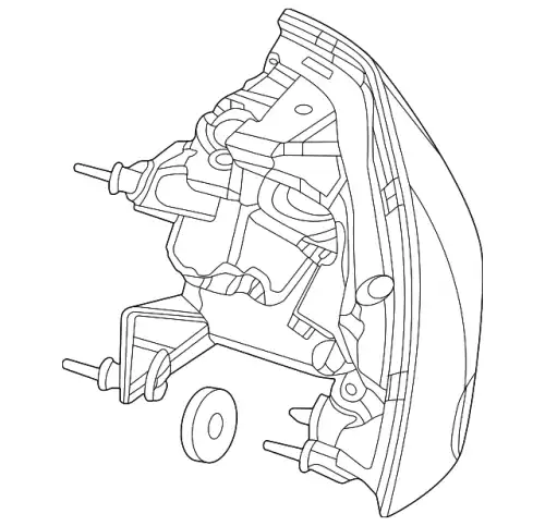 Фонарь задний MB 167 906 08 07