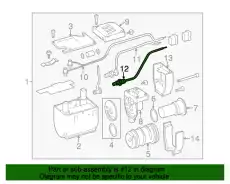 000830897264 HVAC Temperature Sensor !Rear \14>18 MB Sprinter 2500 3.0L V6