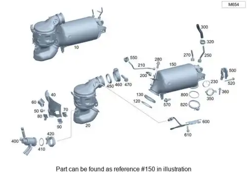 DIESELPARTIKELFILTER 6541406301 MB