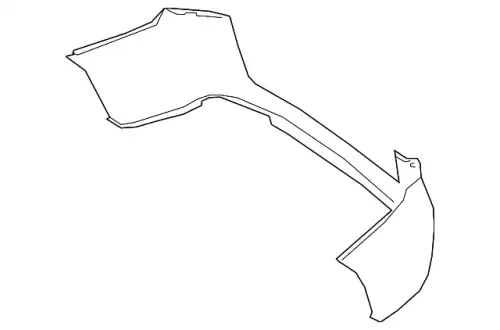 VERKLEIDUNG STOSSFAENGER 2538806101 MB