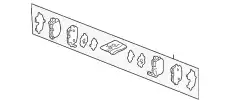 Тормозные колодки дисковые HONDA 43022-S0X-A00