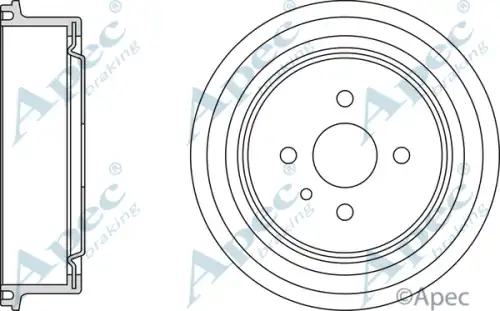 Тормозной барабан APEC BRAKING DRM9502