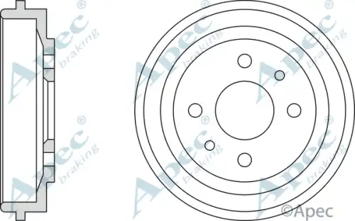 Тормозной барабан APEC BRAKING DRM9119