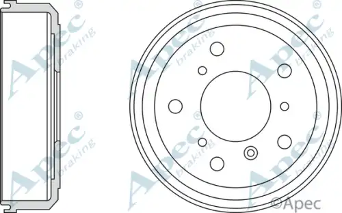 Тормозной барабан APEC BRAKING DRM9508