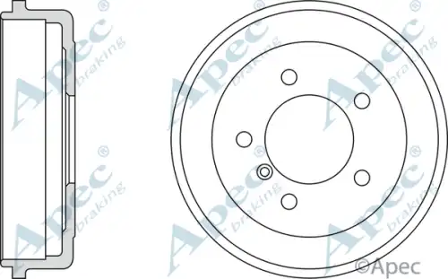 Тормозной барабан APEC BRAKING DRM9507