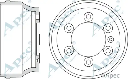 Тормозной барабан APEC BRAKING DRM9901