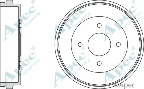 Тормозной барабан APEC BRAKING DRM9526
