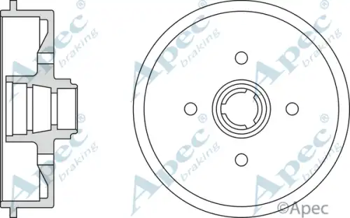 Тормозной барабан APEC BRAKING DRM9120