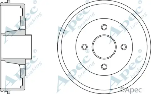 Тормозной барабан APEC BRAKING DRM9911