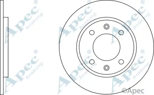 Тормозной диск APEC BRAKING DSK119