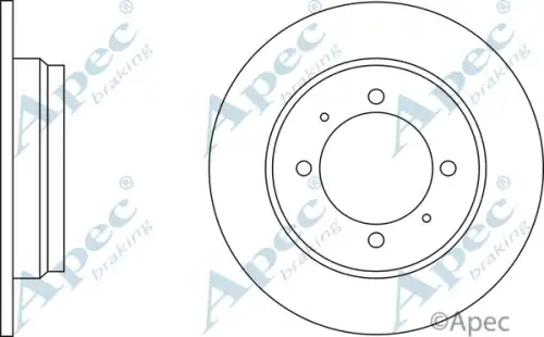 Тормозной диск APEC BRAKING DSK606