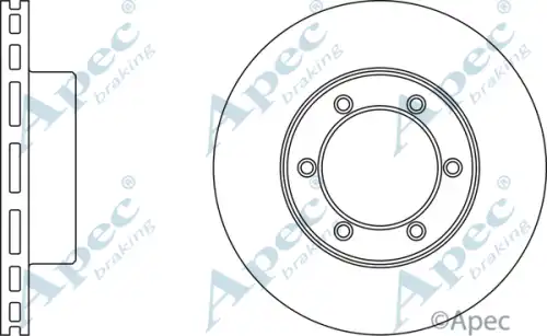 Тормозной диск APEC BRAKING DSK2074