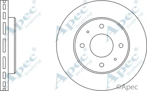 Тормозной диск APEC BRAKING DSK541