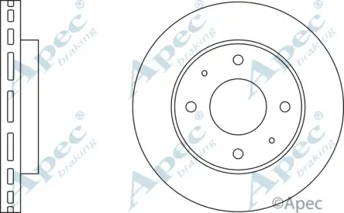 Тормозной диск APEC BRAKING DSK506