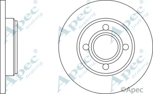 Тормозной диск APEC BRAKING DSK546