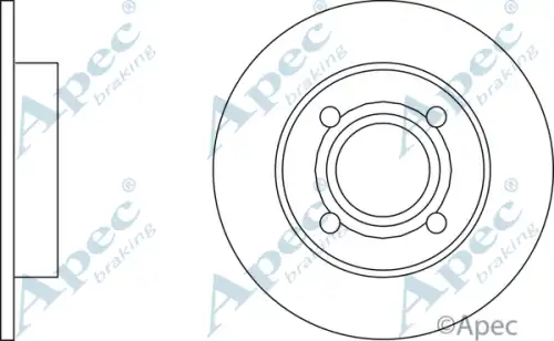Тормозной диск APEC BRAKING DSK106