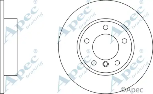 Тормозной диск APEC BRAKING DSK910