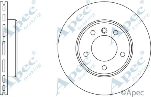 Тормозной диск APEC BRAKING DSK918