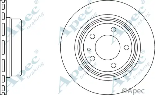 Тормозной диск APEC BRAKING DSK930