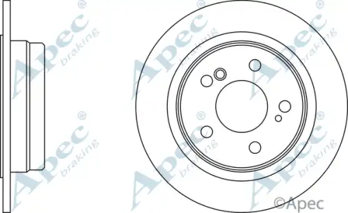Тормозной диск APEC BRAKING DSK718