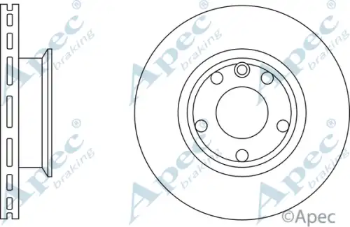 Тормозной диск APEC BRAKING DSK560