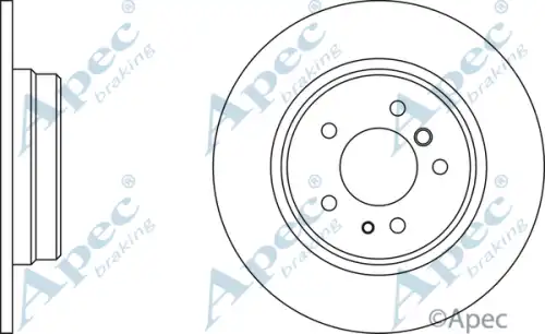 Тормозной диск APEC BRAKING DSK2010