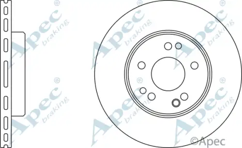 Тормозной диск APEC BRAKING DSK927