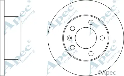 Тормозной диск APEC BRAKING DSK968