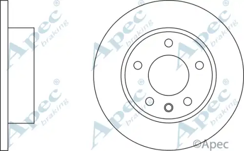 Тормозной диск APEC BRAKING DSK540