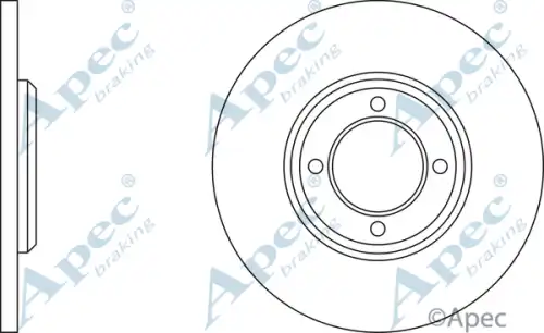 Тормозной диск APEC BRAKING DSK264