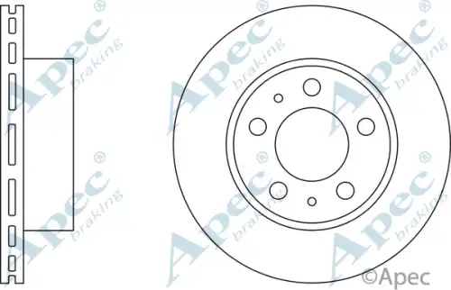 Тормозной диск APEC BRAKING DSK512