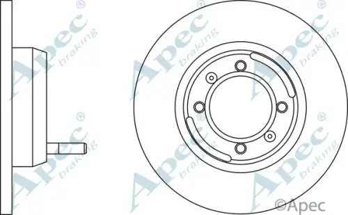 Тормозной диск APEC BRAKING DSK295