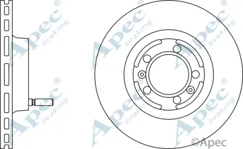 Тормозной диск APEC BRAKING DSK764
