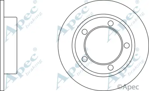 Тормозной диск APEC BRAKING DSK768