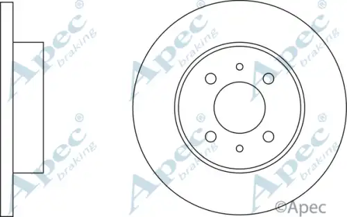 Тормозной диск APEC BRAKING DSK603