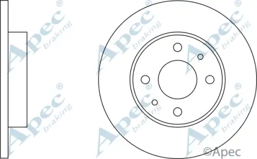 Тормозной диск APEC BRAKING DSK103
