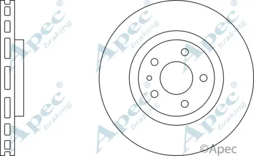 Тормозной диск APEC BRAKING DSK782