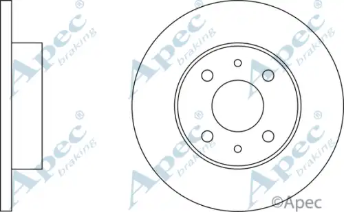 Тормозной диск APEC BRAKING DSK100