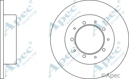 Тормозной диск APEC BRAKING DSK945