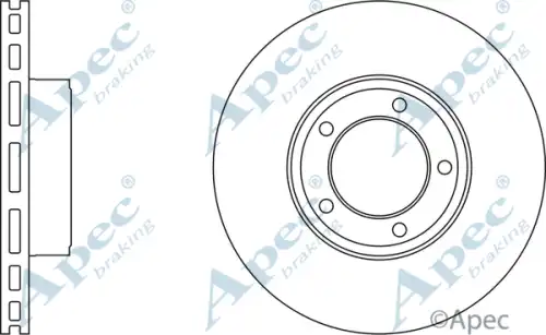 Тормозной диск APEC BRAKING DSK695