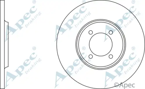 Тормозной диск APEC BRAKING DSK705